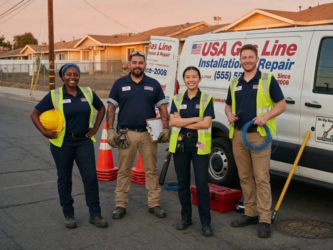 Gas Line Installation company in Powhatan, LA